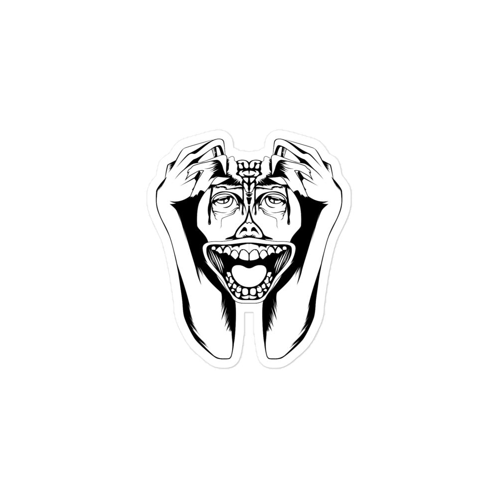"Scream" - Bubble-free stickers from treevy