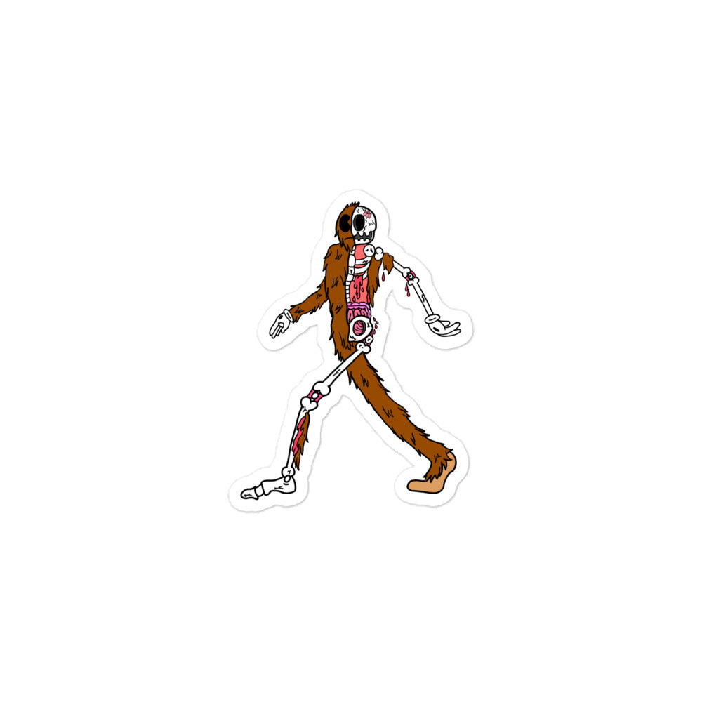 Walking Yeti - Bubble-free stickers