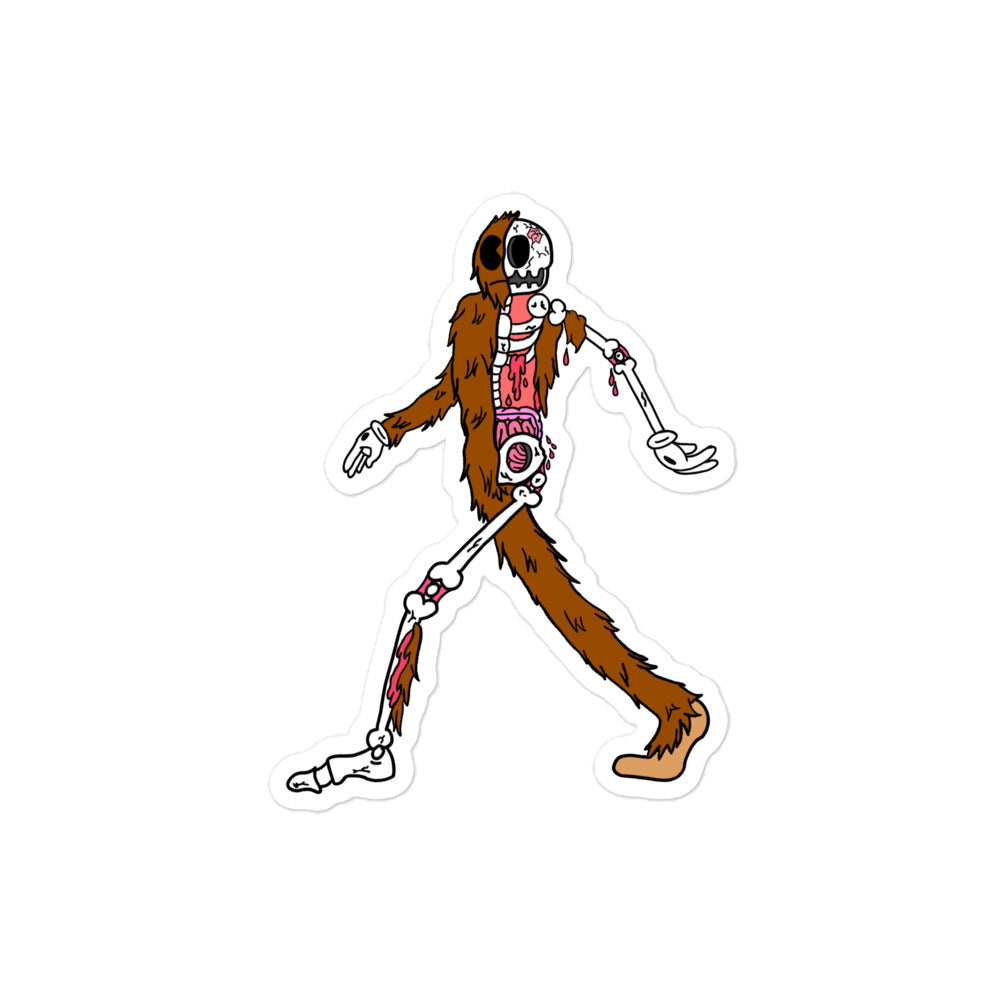 Walking Yeti - Bubble-free stickers