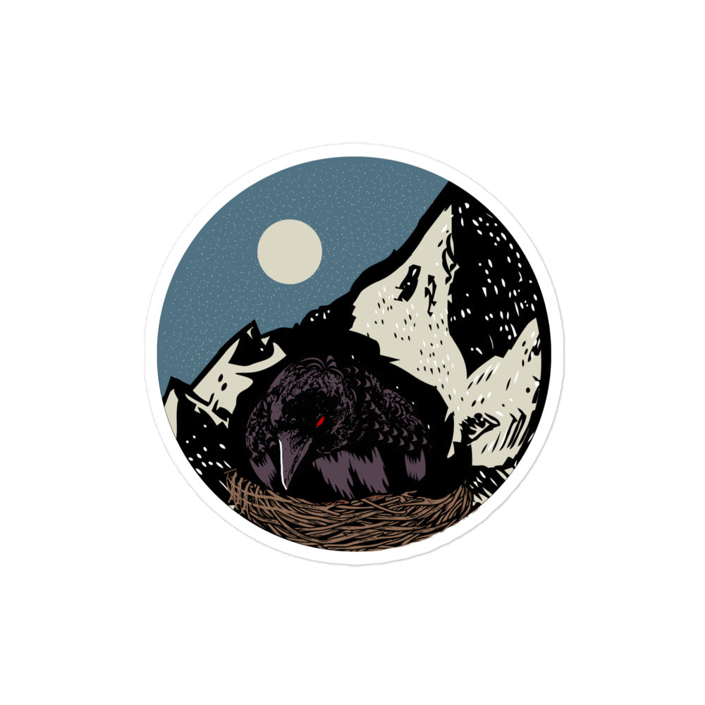 Treevy Crow - Bubble-free stickers