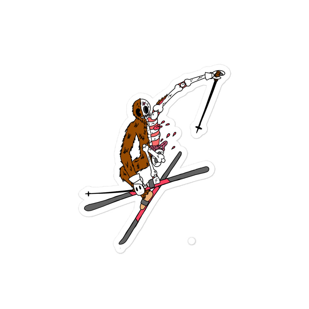 Ski Yeti - Bubble-free stickers