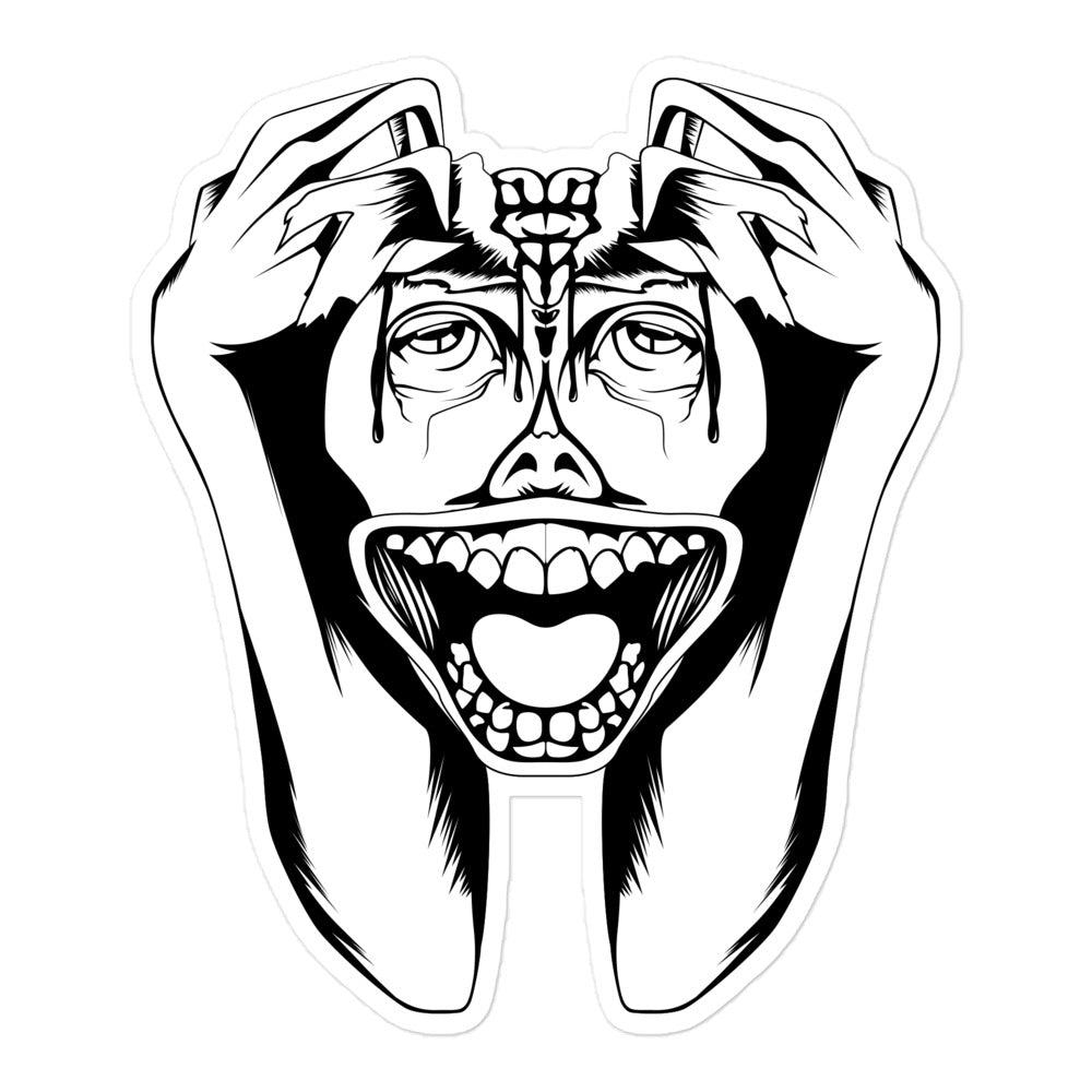 "Scream" - Bubble-free stickers from treevy