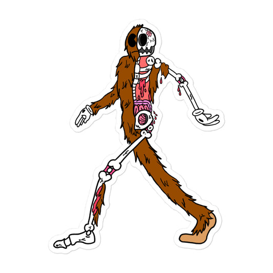 Walking Yeti - Bubble-free stickers