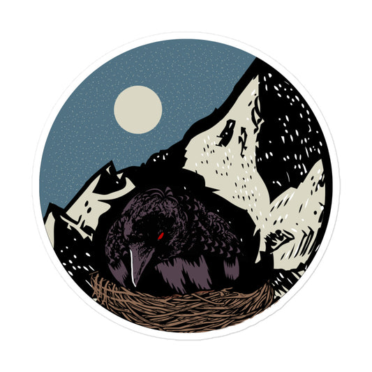 Treevy Crow - Bubble-free stickers