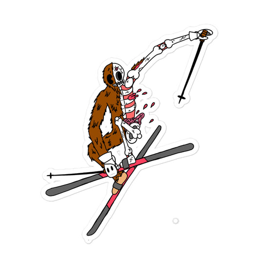 Ski Yeti - Bubble-free stickers