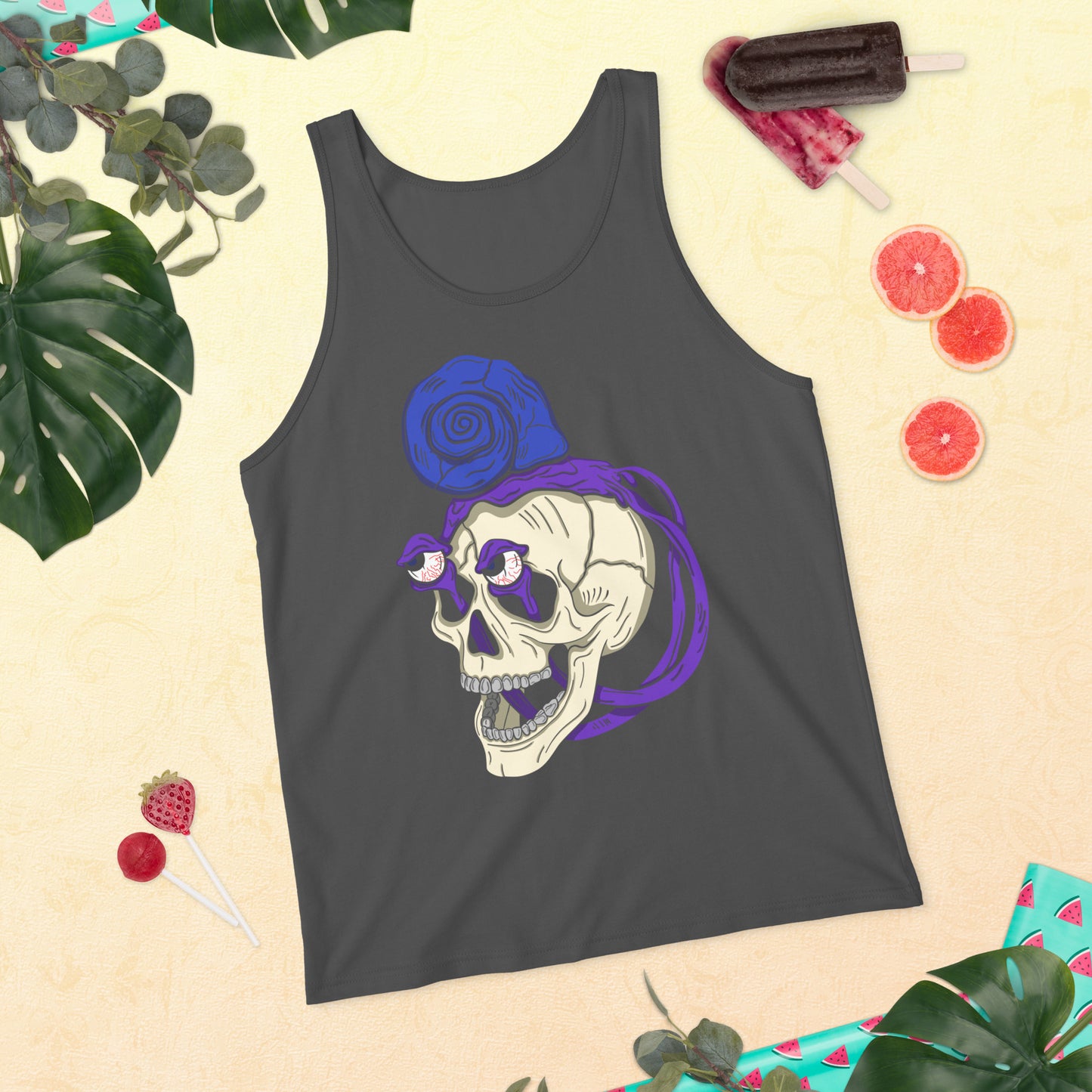 Snail Skull - Unisex Tank Top