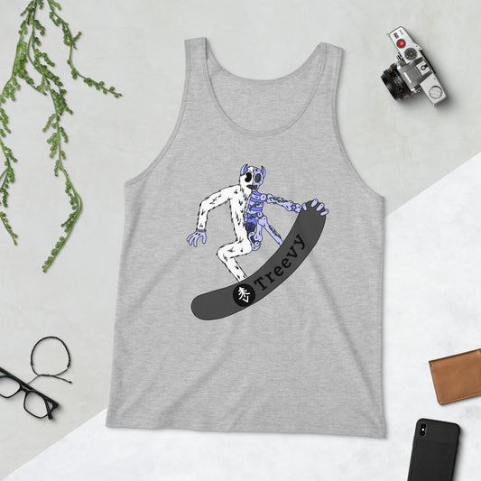 Snowboarding Yeti - Unisex Tank Top