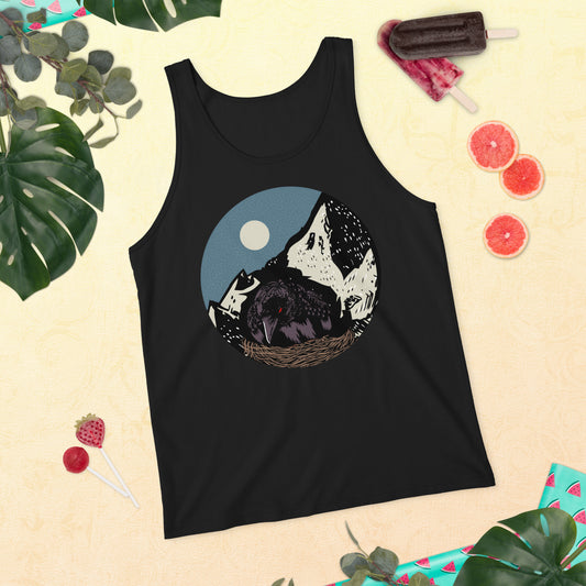 Treevy Crow - Unisex Tank Top