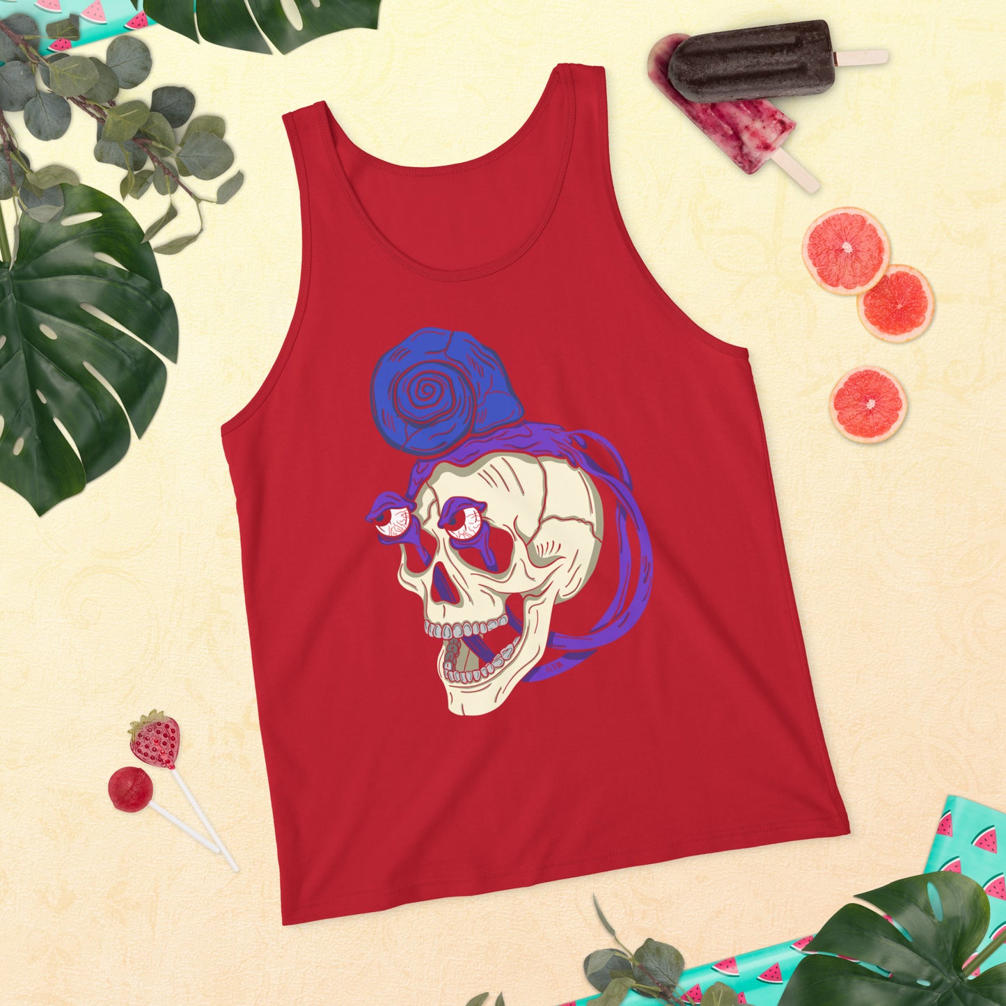 Snail Skull - Unisex Tank Top