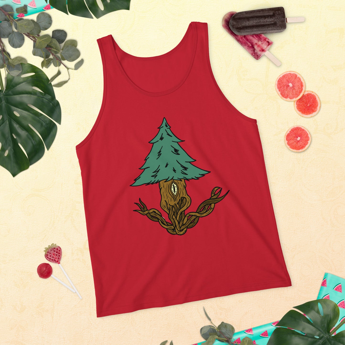 Treevy Tree - Unisex Tank Top