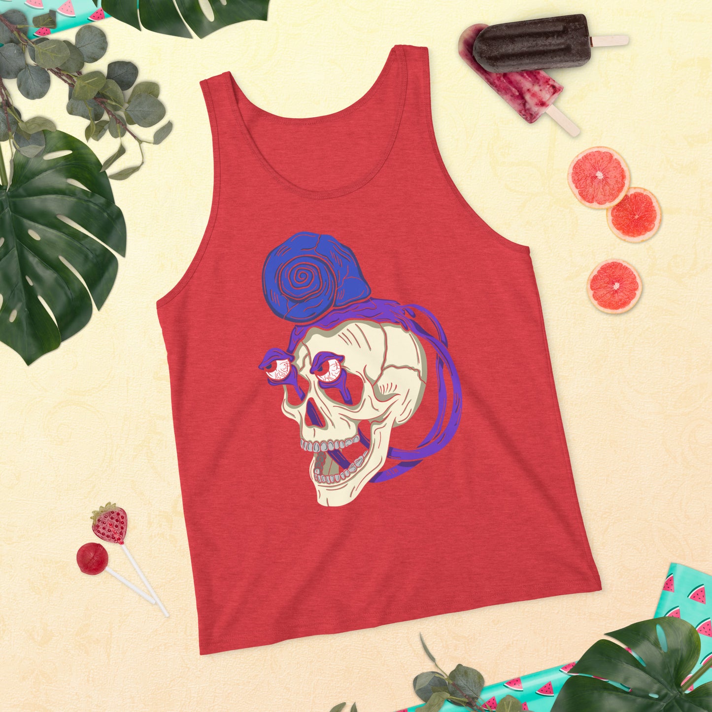 Snail Skull - Unisex Tank Top