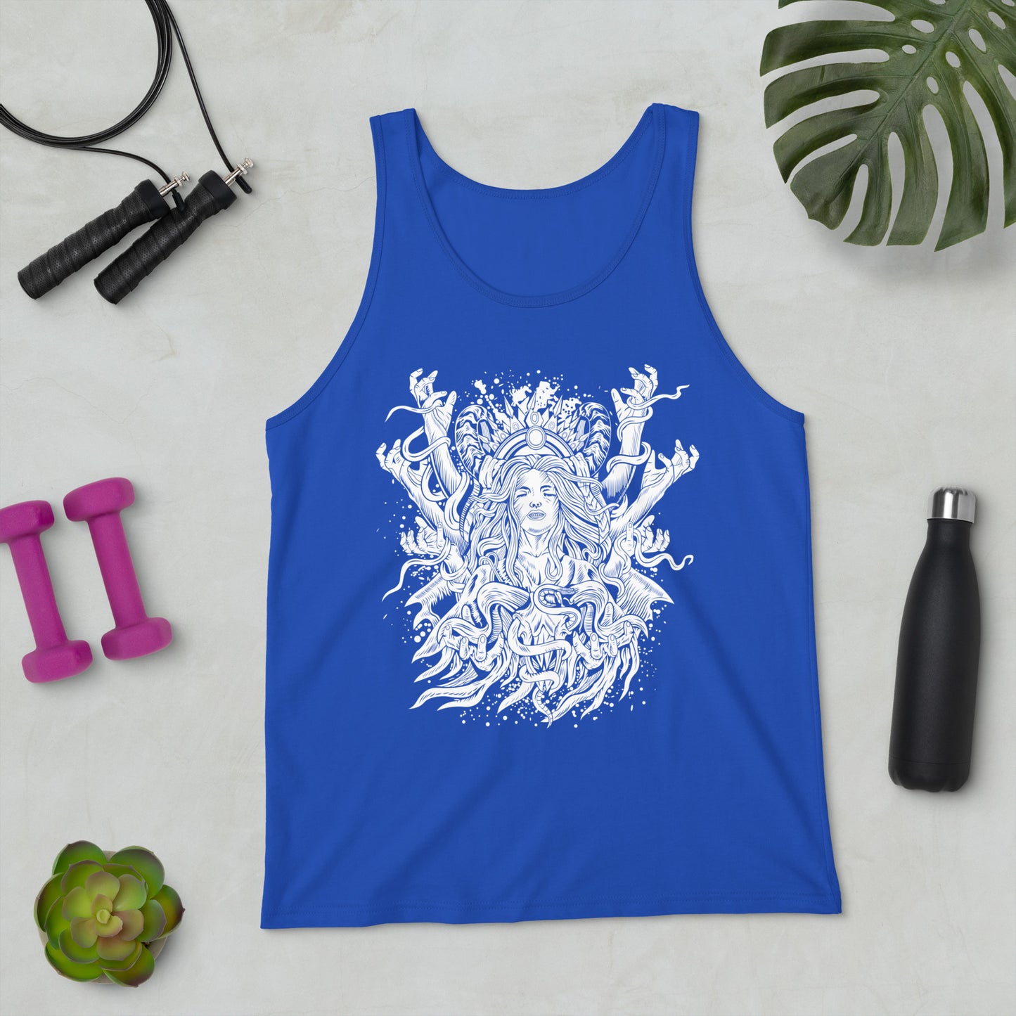 Dark Spirit B&W - Unisex Tank Top