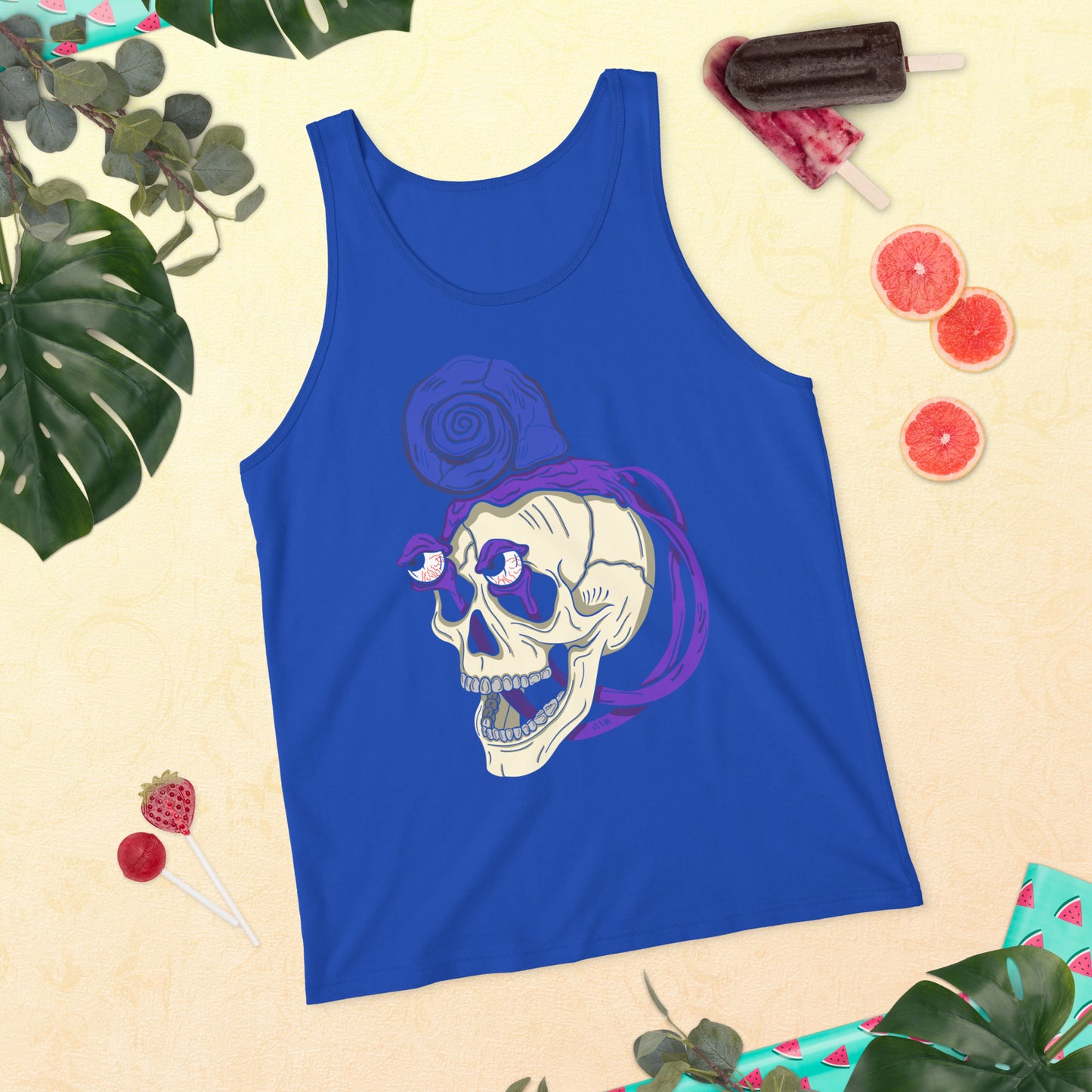Snail Skull - Unisex Tank Top