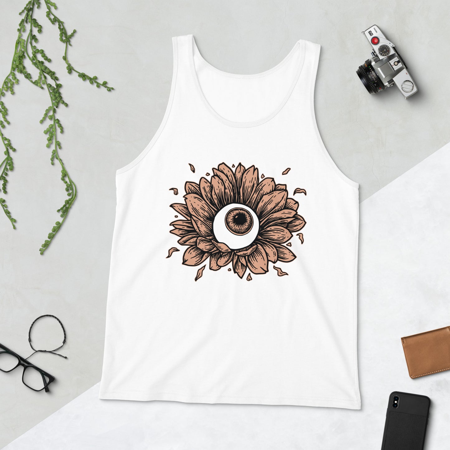Cornea Flower - Unisex Tank Top