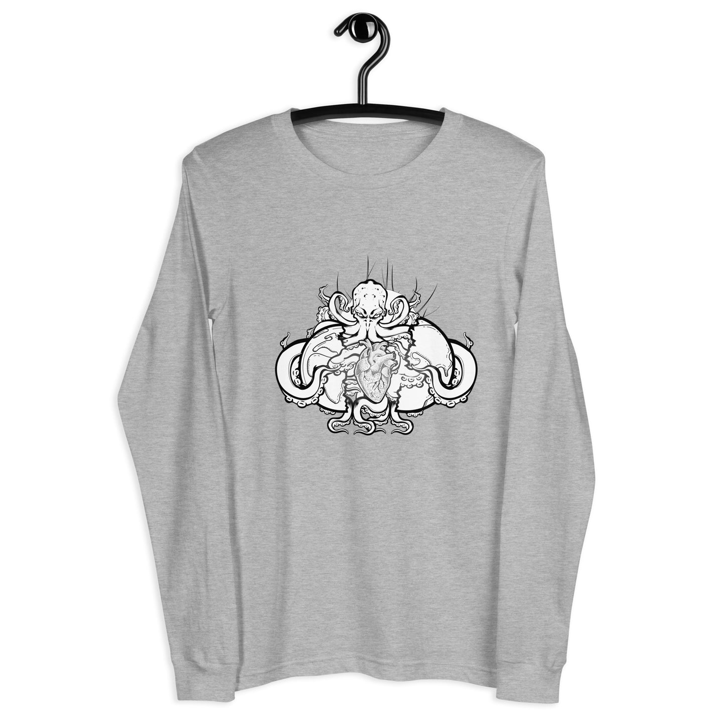 Cthulhu (B&W) - Unisex Long Sleeve Tee