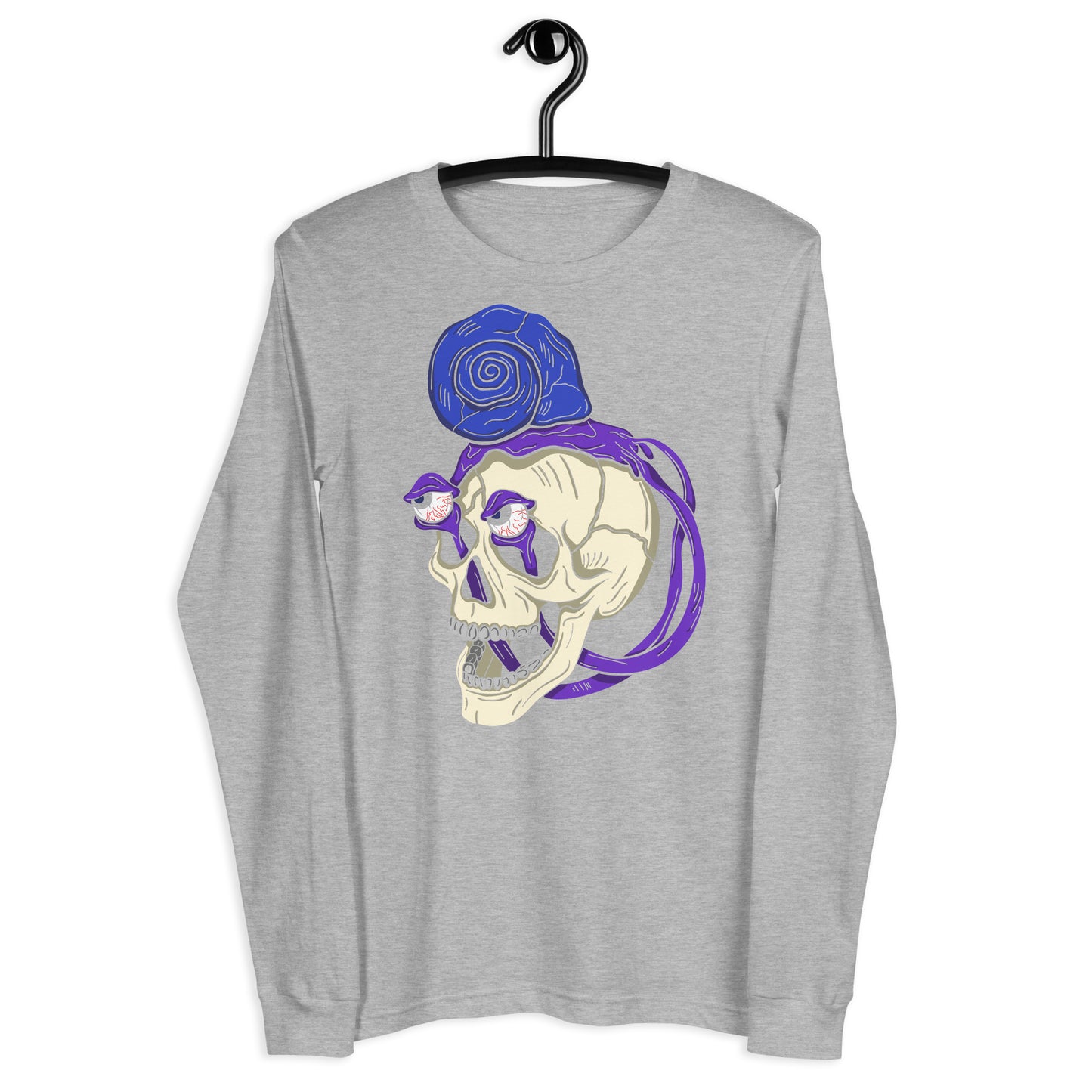 Snail Skull - Unisex Long Sleeve Tee