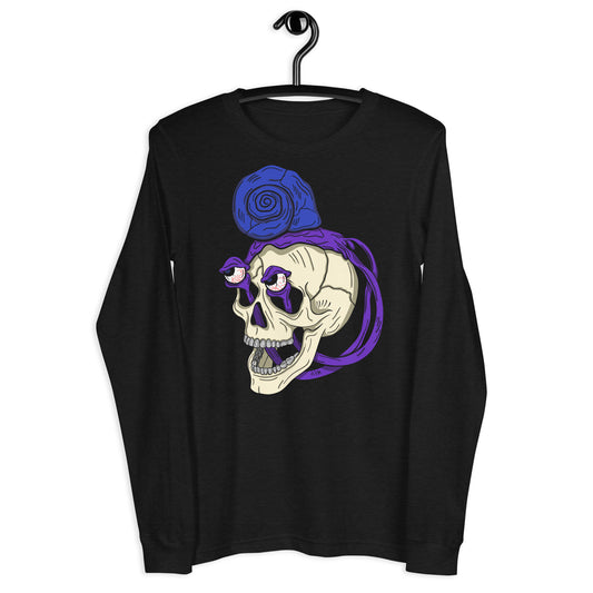 Snail Skull - Unisex Long Sleeve Tee