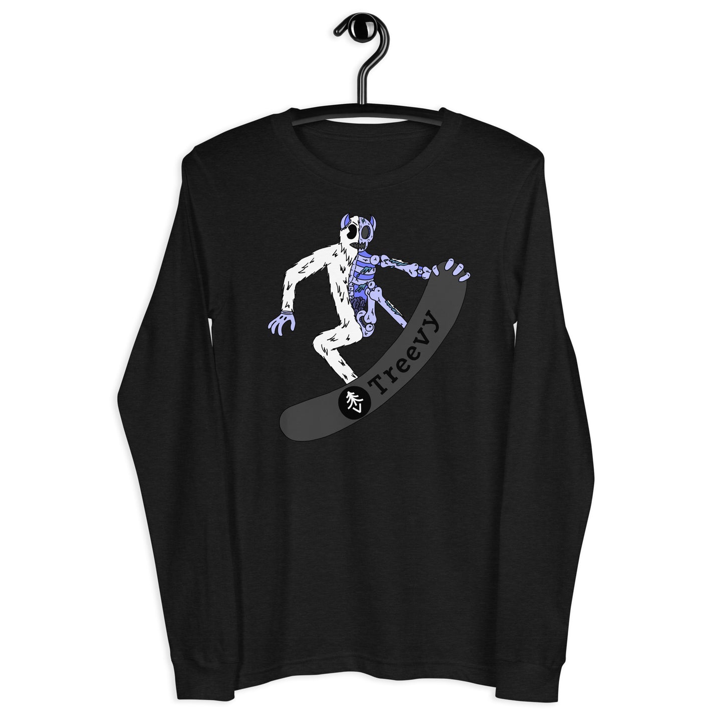 Snowboarding Yeti - Unisex Long Sleeve Tee