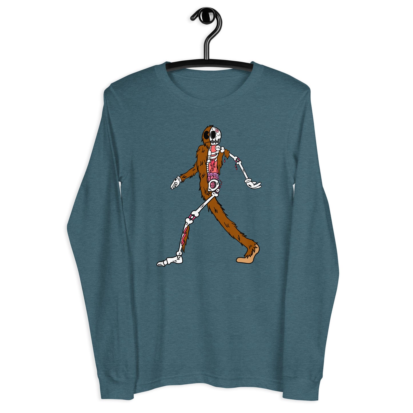 Walking Yeti - Unisex Long Sleeve Tee