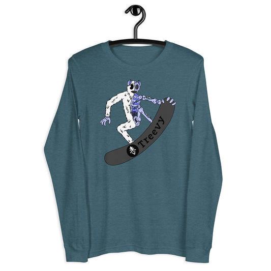 Snowboarding Yeti - Unisex Long Sleeve Tee
