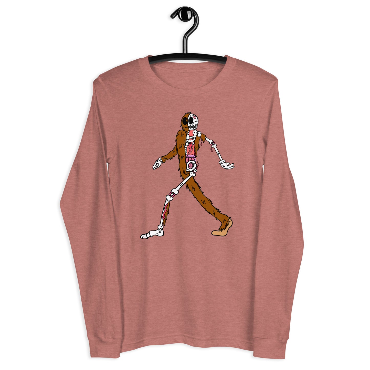 Walking Yeti - Unisex Long Sleeve Tee