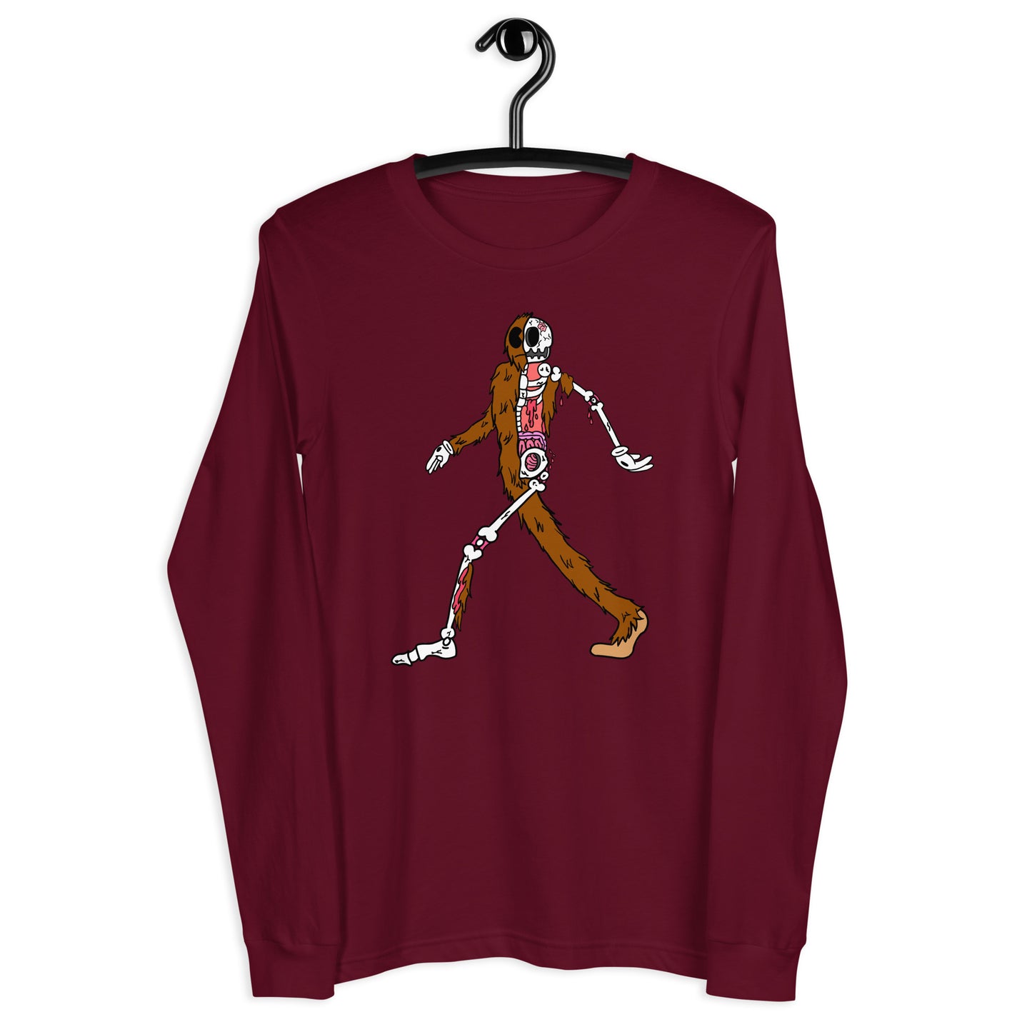 Walking Yeti - Unisex Long Sleeve Tee