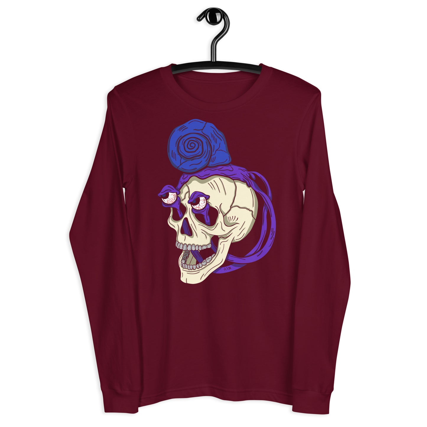 Snail Skull - Unisex Long Sleeve Tee
