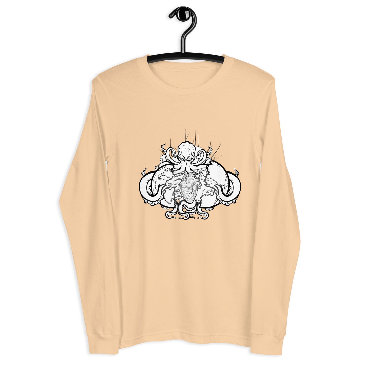 Cthulhu (B&W) - Unisex Long Sleeve Tee