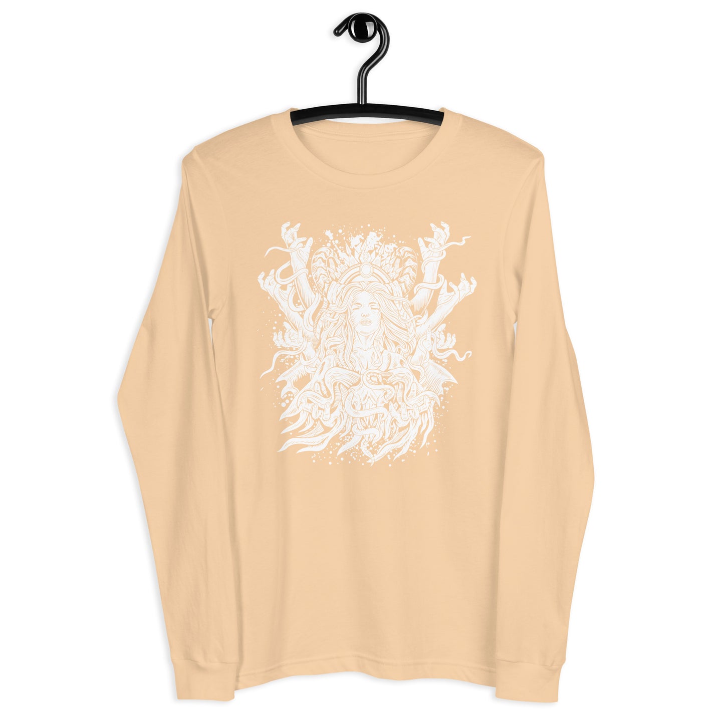 Dark Spirit B&W - Unisex Long Sleeve Tee