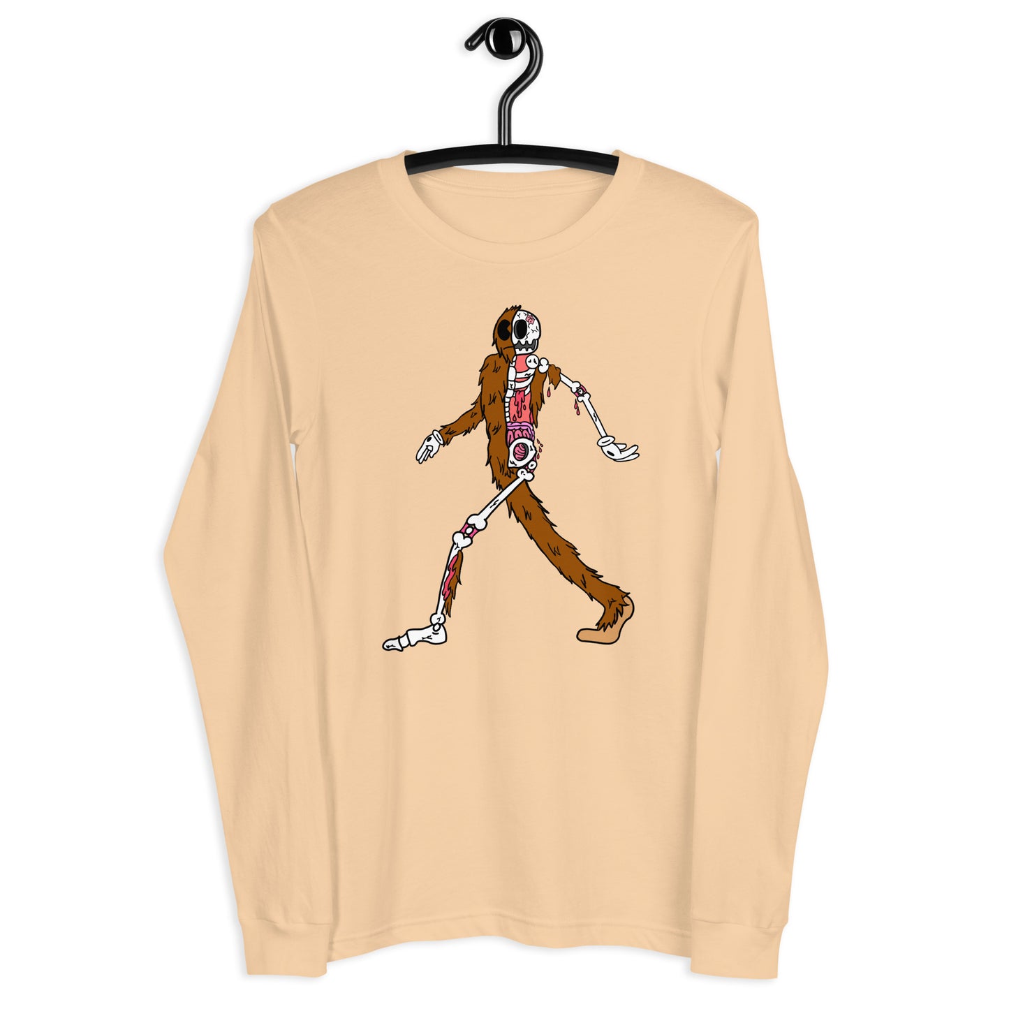 Walking Yeti - Unisex Long Sleeve Tee