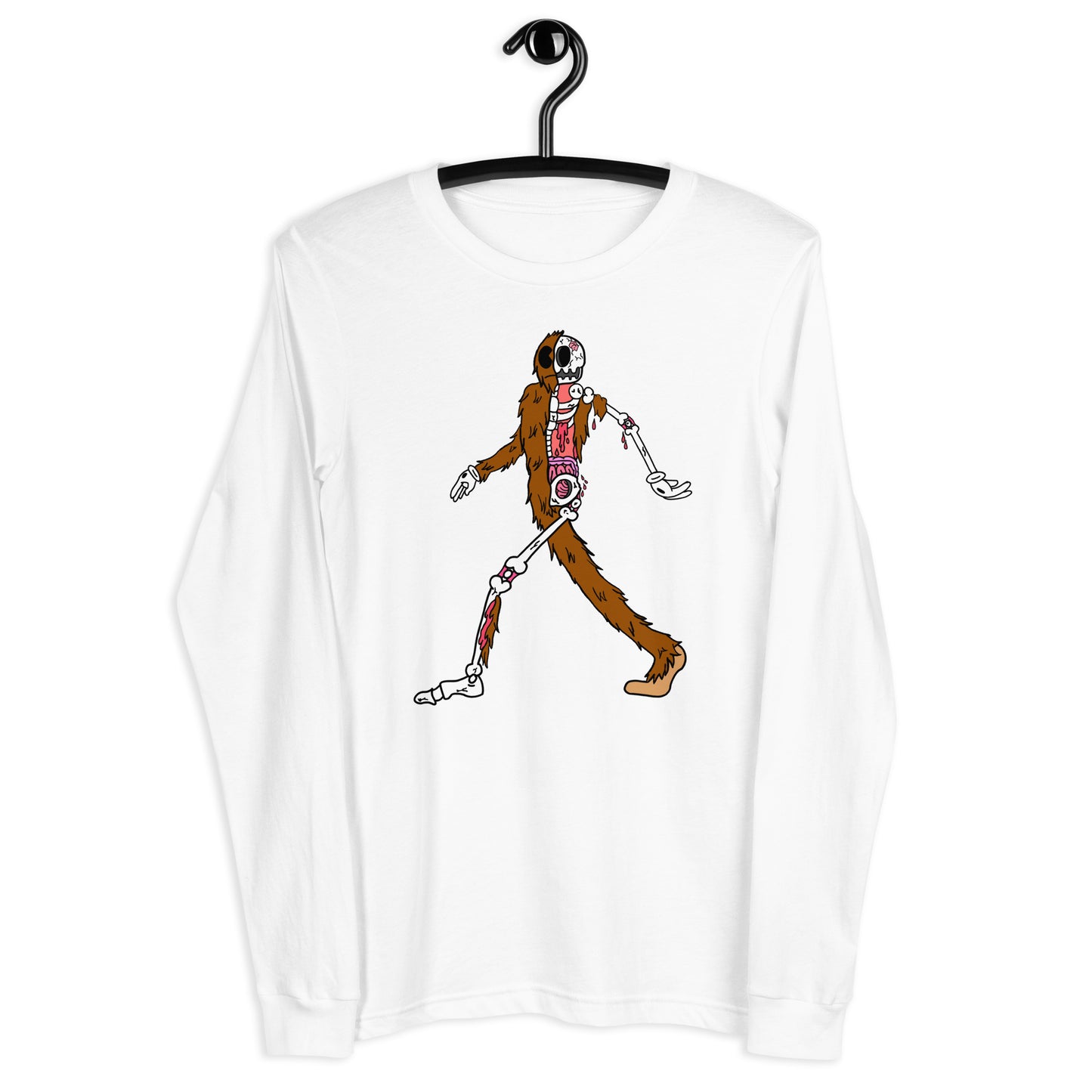 Walking Yeti - Unisex Long Sleeve Tee