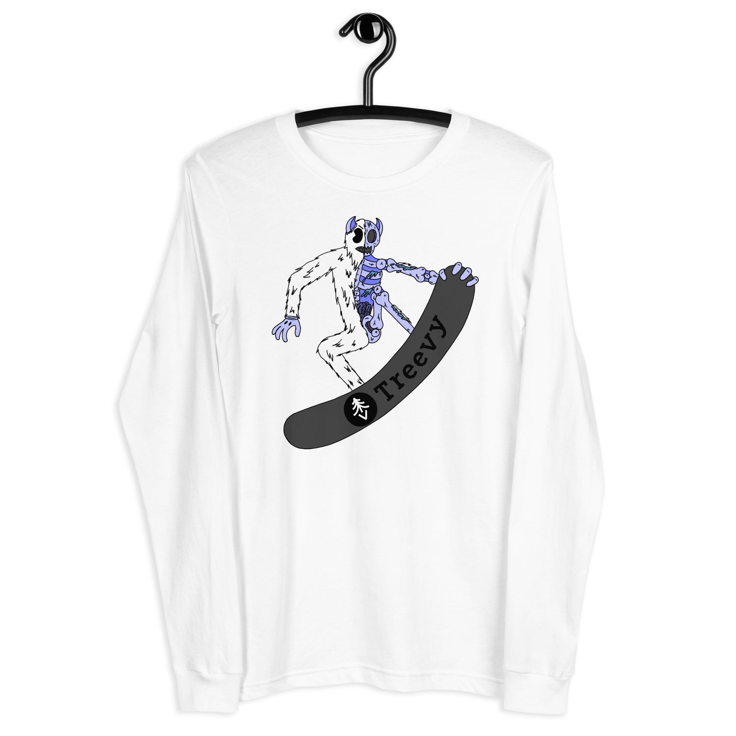 Snowboarding Yeti - Unisex Long Sleeve Tee