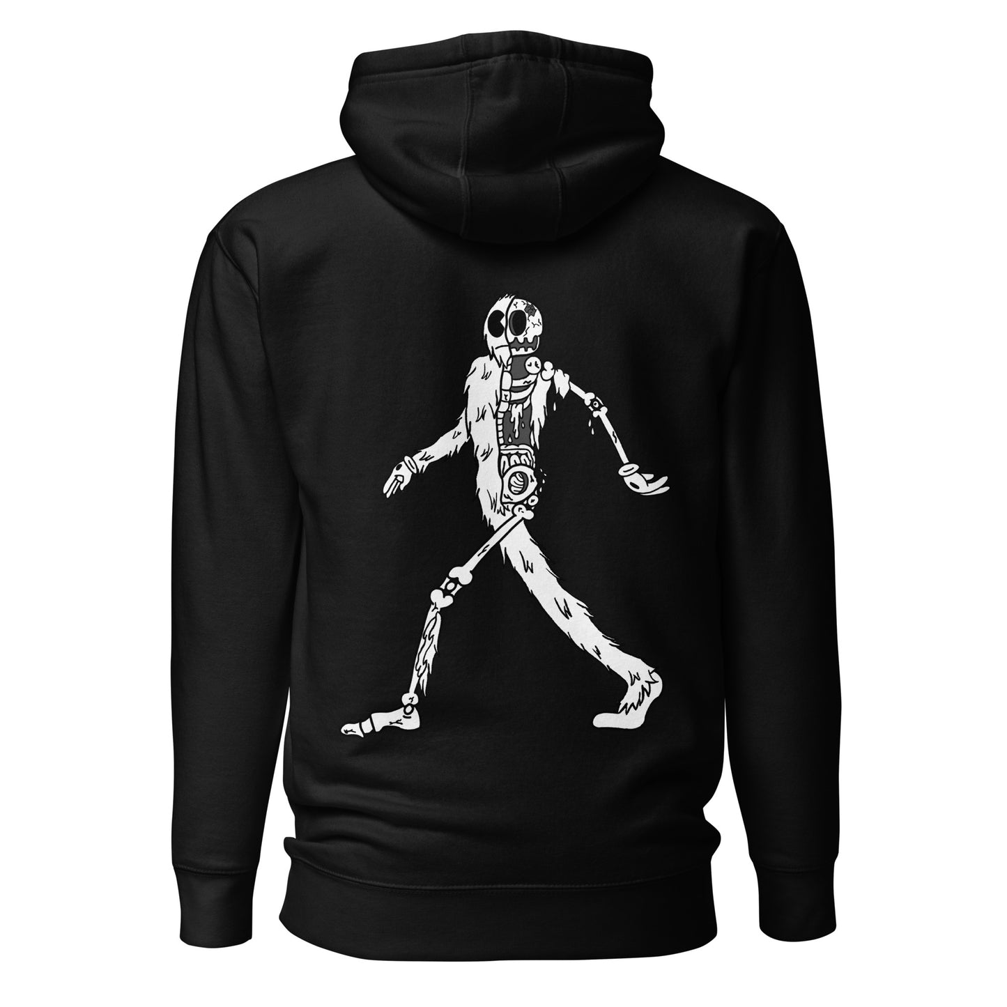 Walking Yeti B&W - Premium unisex Hoodie