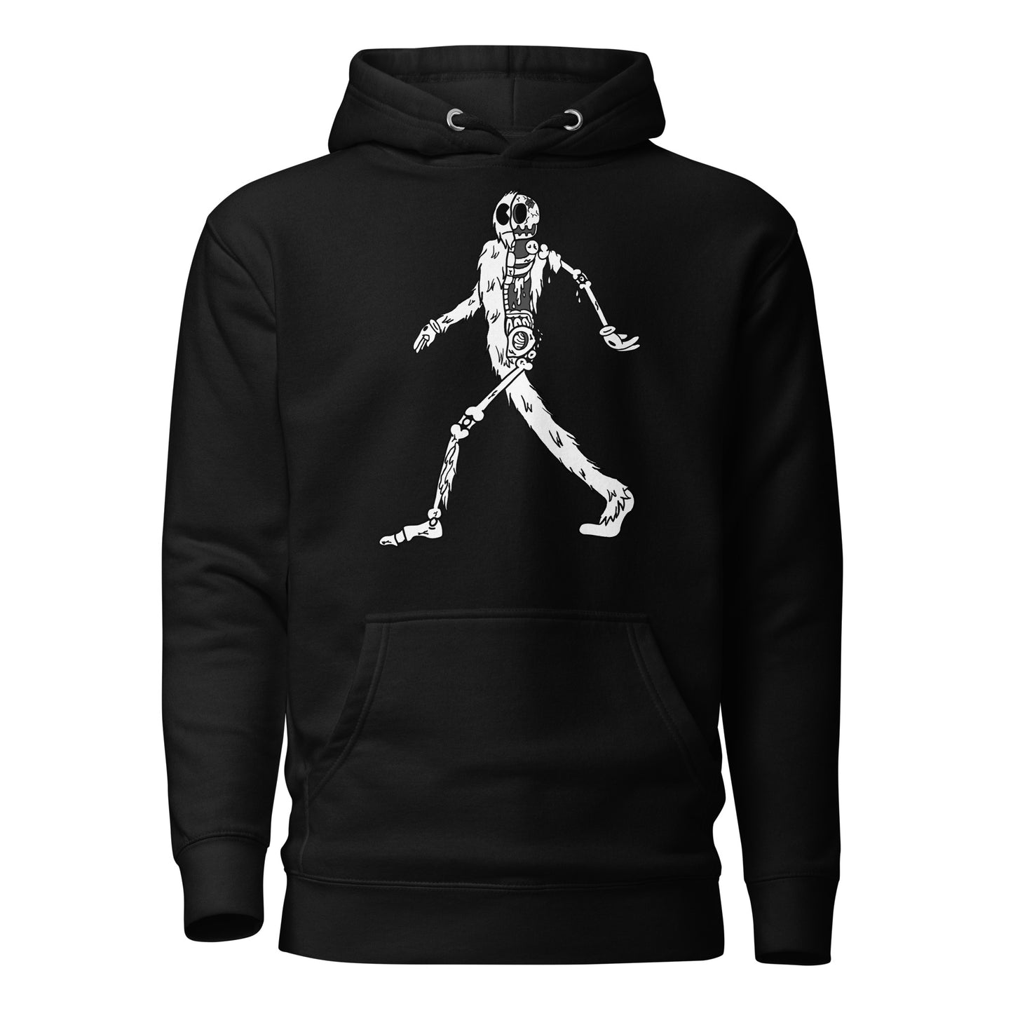 OG Walking Yeti B&W - Premium Unisex Hoodie