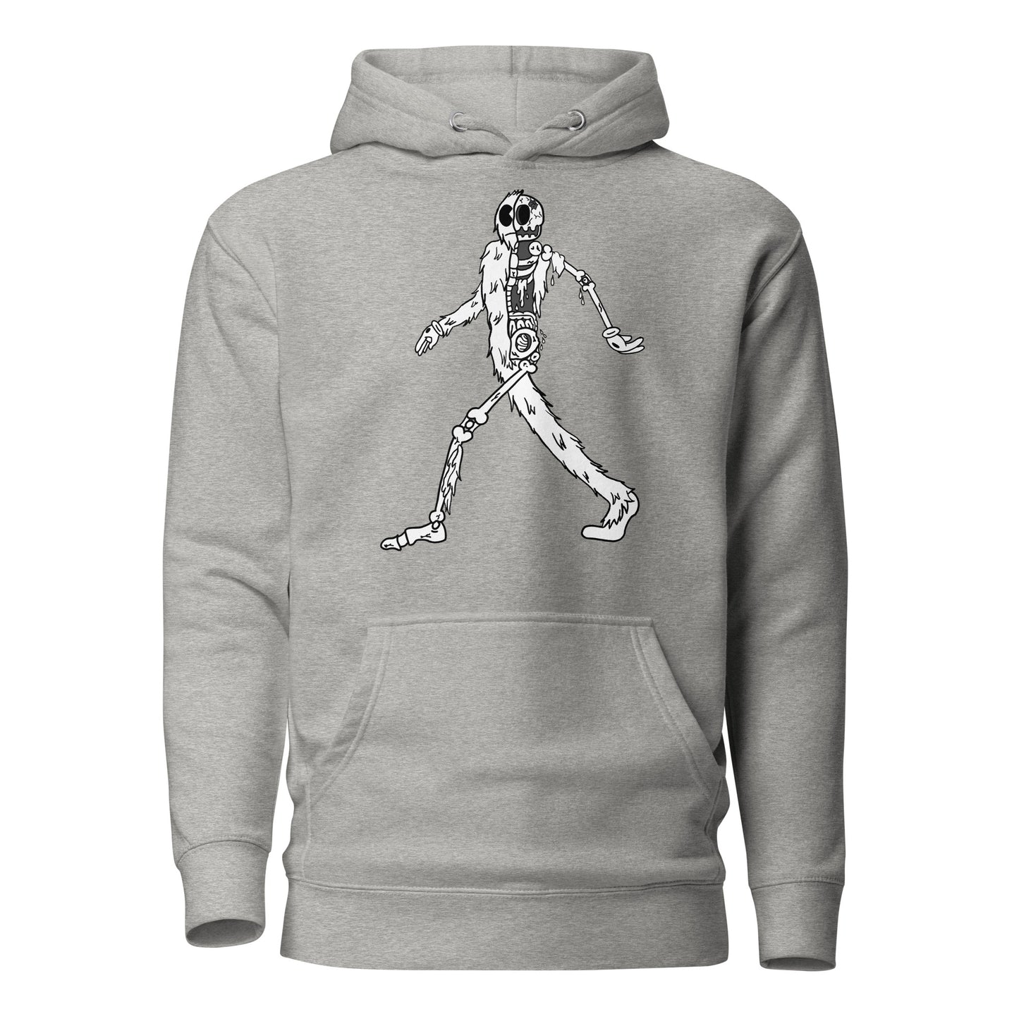 OG Walking Yeti B&W - Premium Unisex Hoodie