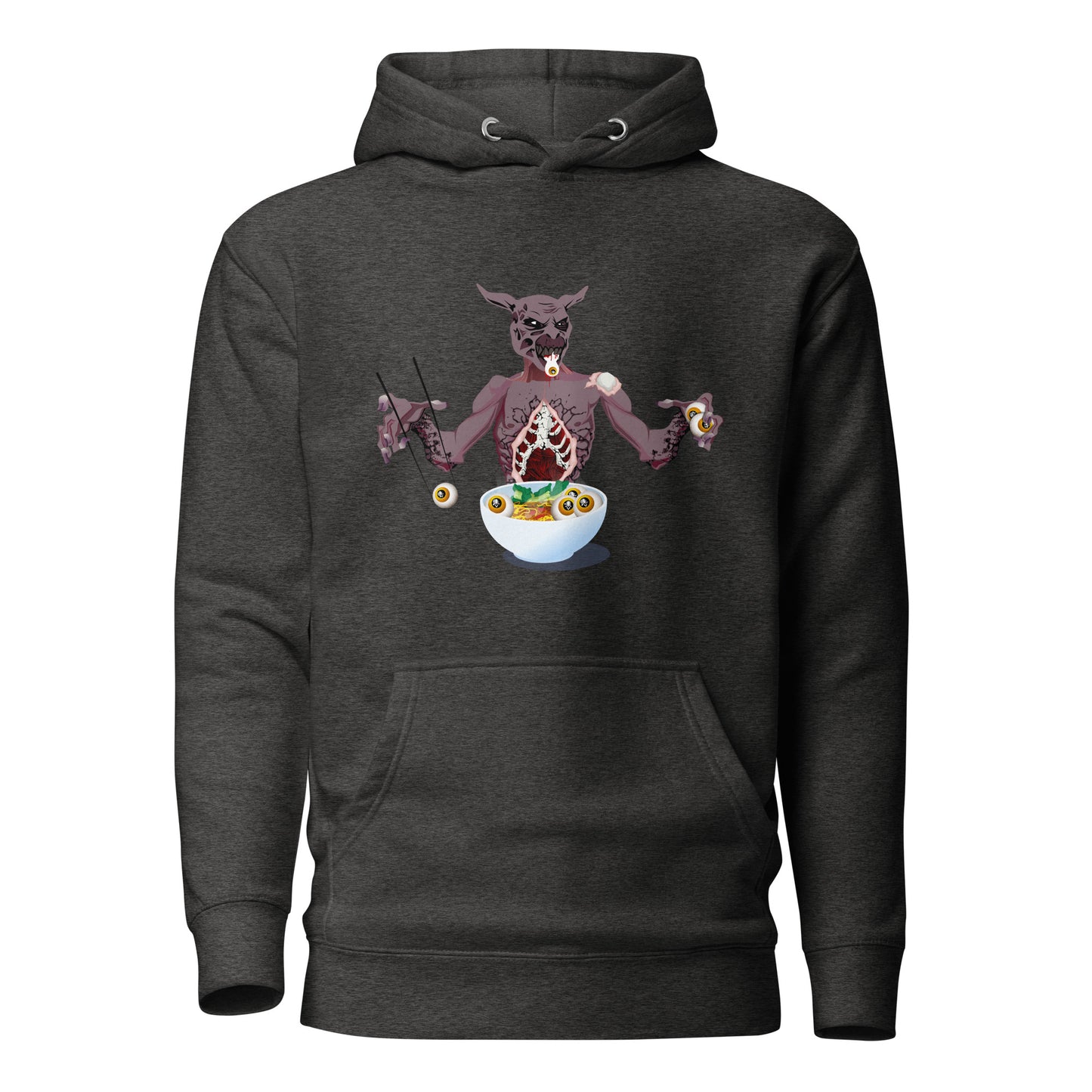 Eyeball Eating Monster - Premium Unisex Hoodie