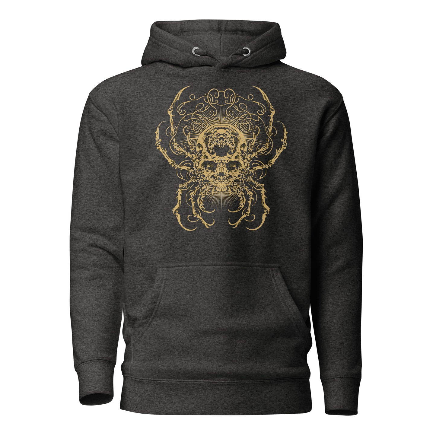 Skull Spider - Premium Unisex Hoodie - Design on the Front