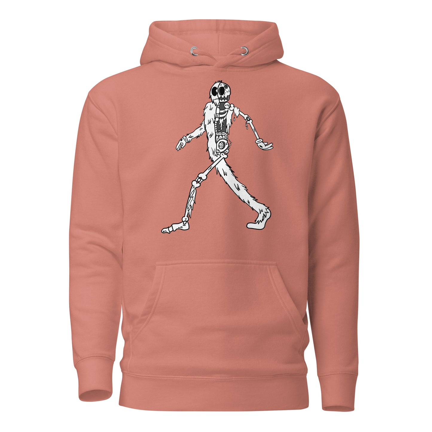 OG Walking Yeti B&W - Premium Unisex Hoodie