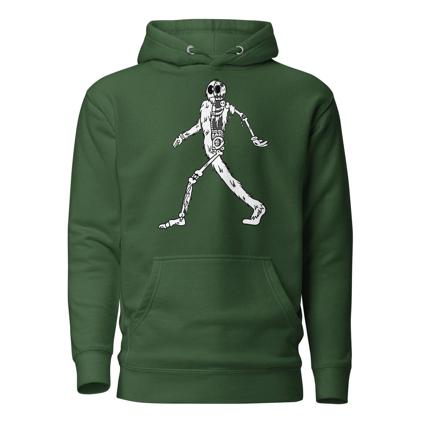 OG Walking Yeti B&W - Premium Unisex Hoodie