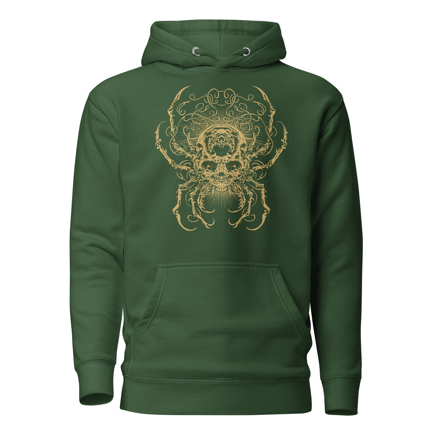 Skull Spider - Premium Unisex Hoodie - Design on the Front