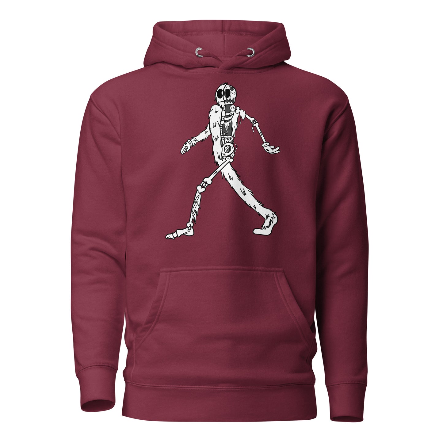 OG Walking Yeti B&W - Premium Unisex Hoodie
