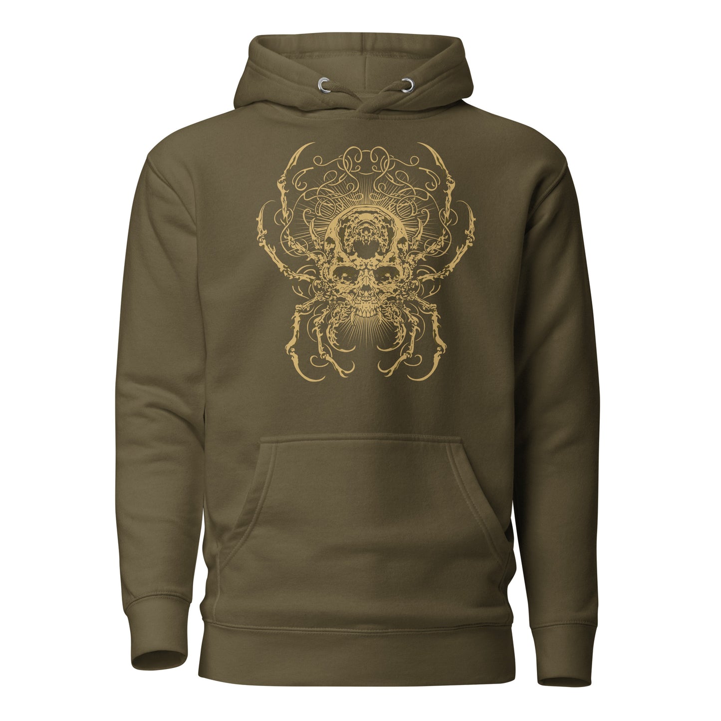 Skull Spider - Premium Unisex Hoodie - Design on the Front