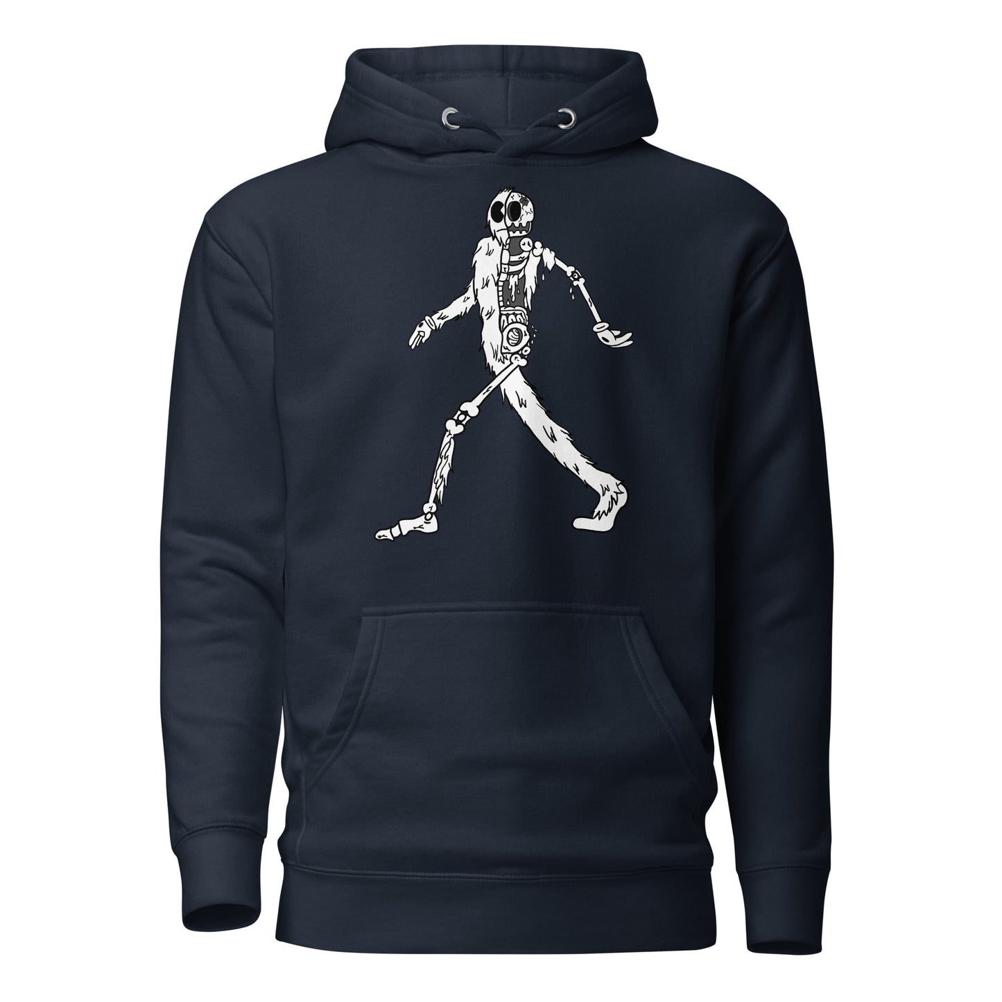 OG Walking Yeti B&W - Premium Unisex Hoodie