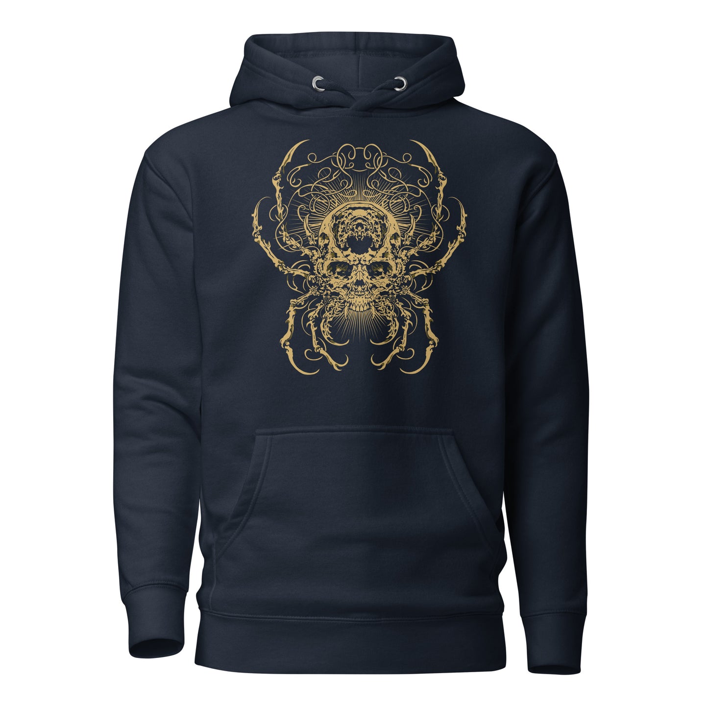 Skull Spider - Premium Unisex Hoodie - Design on the Front