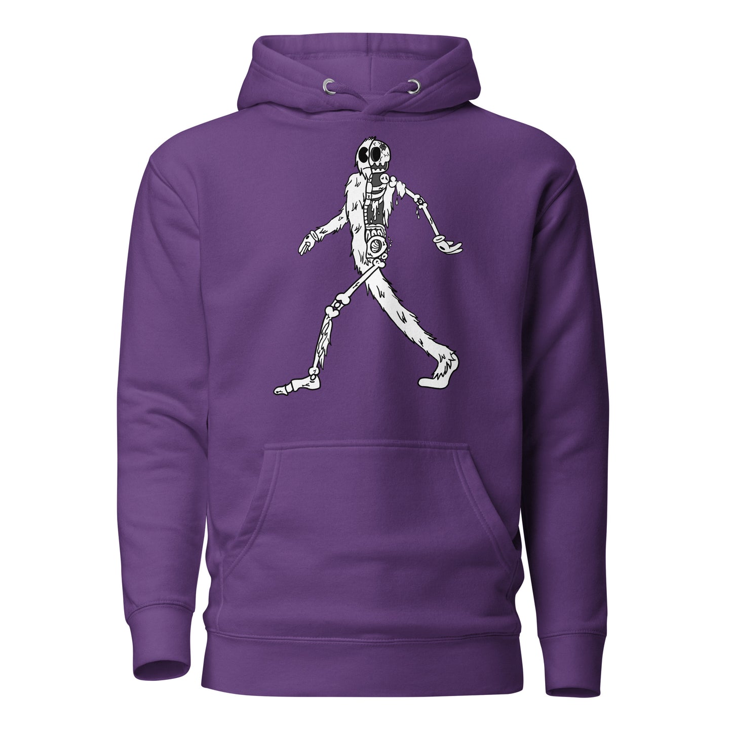OG Walking Yeti B&W - Premium Unisex Hoodie