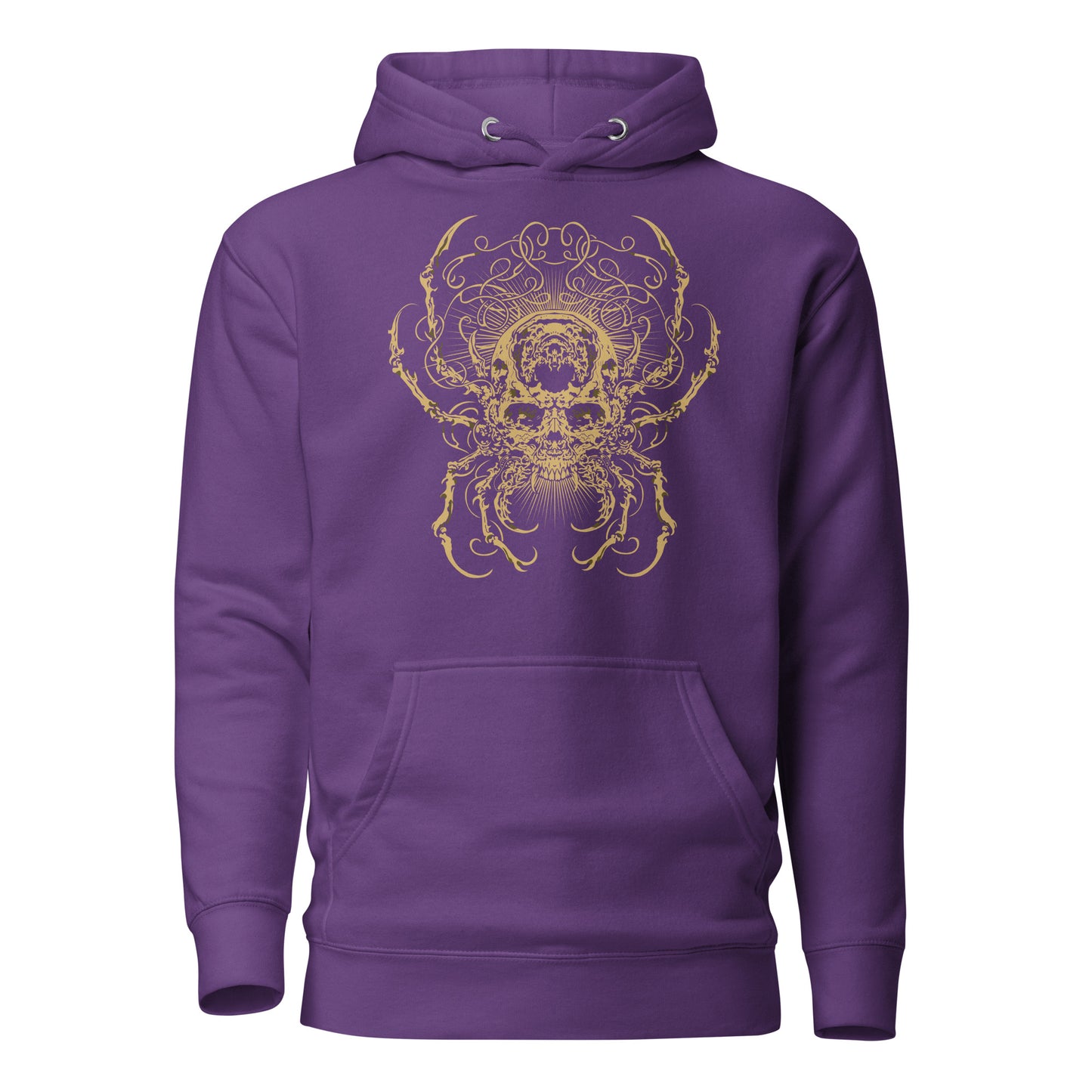 Skull Spider - Premium Unisex Hoodie - Design on the Front