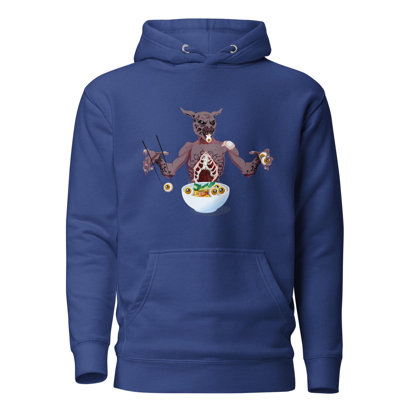 Eyeball Eating Monster - Premium Unisex Hoodie