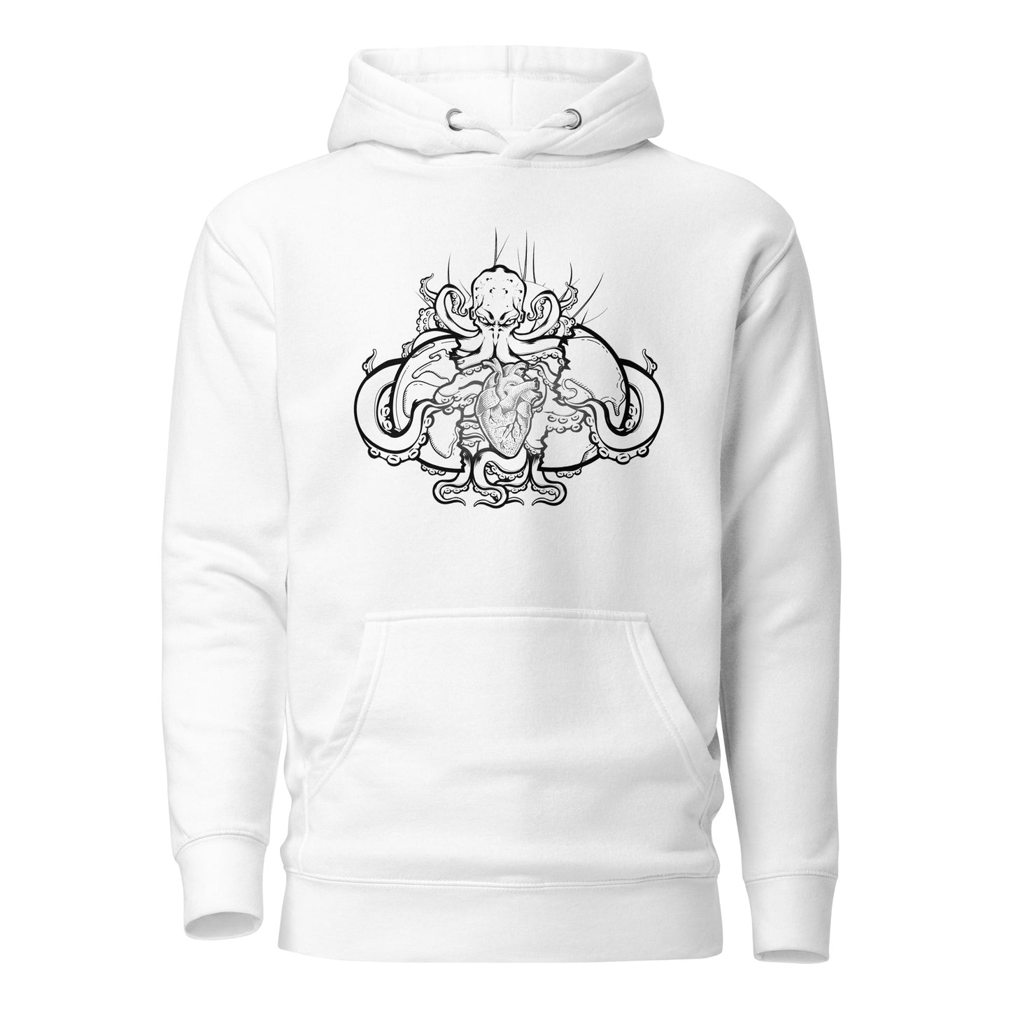 Cthulhu (B&W) - Premium Unisex Hoodie