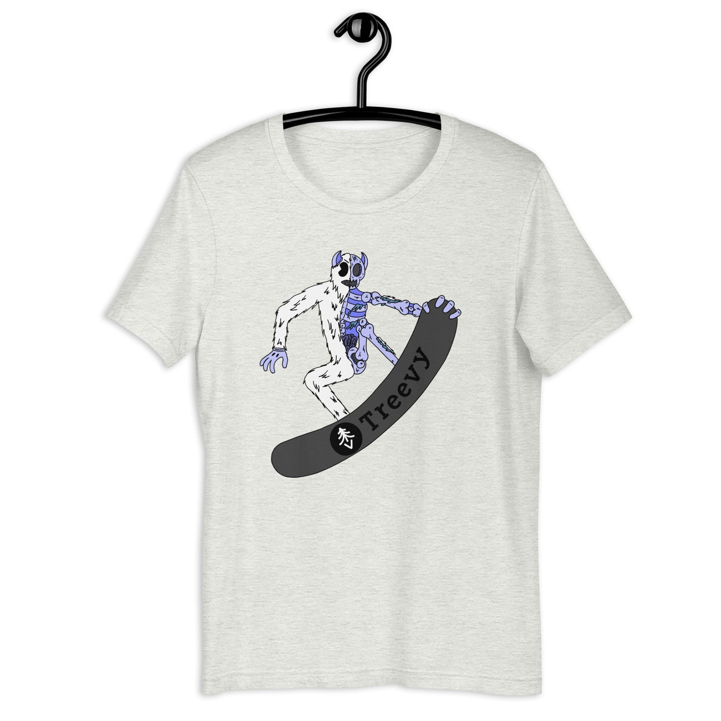 Snowboarding Yeti - Unisex t-shirt