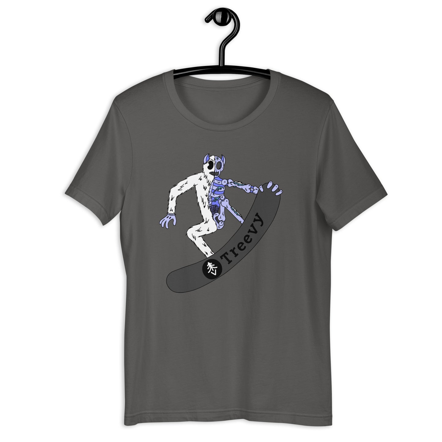 Snowboarding Yeti - Unisex t-shirt